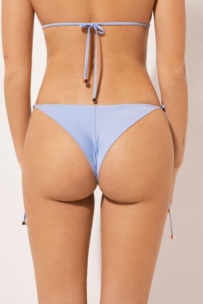 Blue Brazilian Bikini Bottoms, , large image number 2
