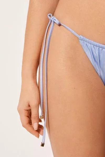 Blue Brazilian Bikini Bottoms, 5501_042E, large image number 3