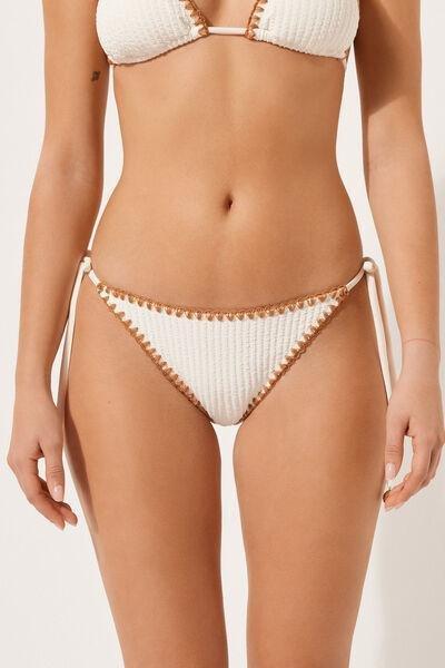 White Brazilian Bikini Bottoms, 5501_052E, large image number 1