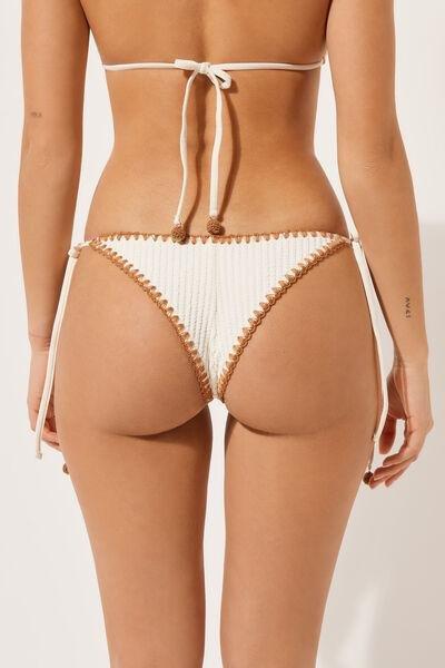 White Brazilian Bikini Bottoms, 5501_052E, large image number 2