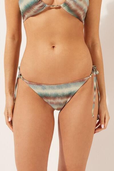 Green Tie-Dye Brazilian Bikini Bottoms, , large image number 1