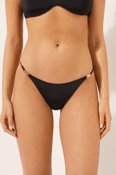 Black Brazilian Bikini Bottoms, , large image number 0