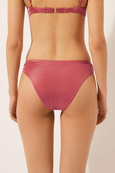 Pink Shiny Satin Bikini Bottoms, , large image number 2