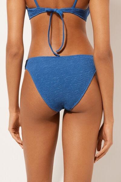 Blue Crinkle Waves Bikini Bottoms, , large image number 2