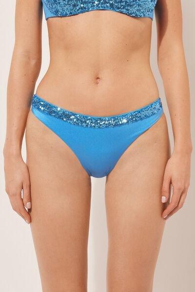 Blue Glowing Surface Bikini Bottoms, 5501_053E, large image number 1