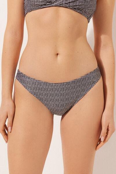 Multicolour Black Dots Swimsuit Briefs, , large image number 1