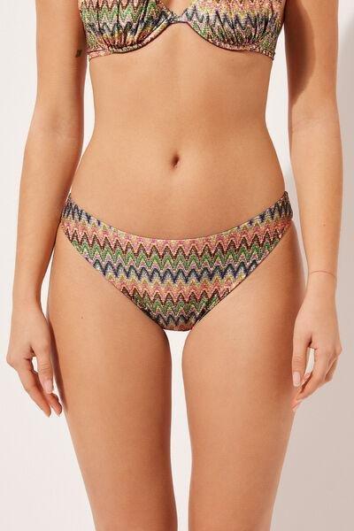 Multicolour Lined Bikini Bottoms, , large image number 1