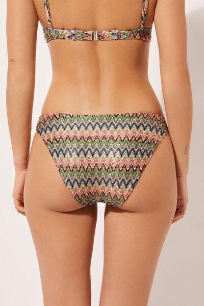 Multicolour Lined Bikini Bottoms, , large image number 2