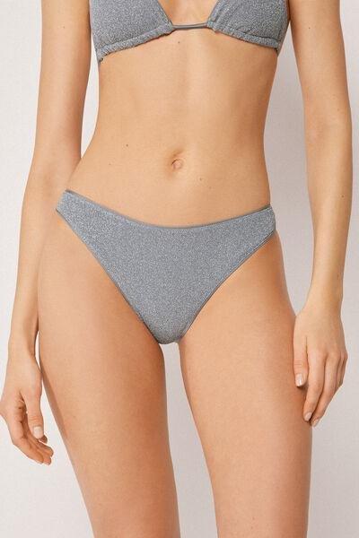 Blue Metallic Glow Invisible Seams Bikini Bottoms, 5501_179E, large image number 0