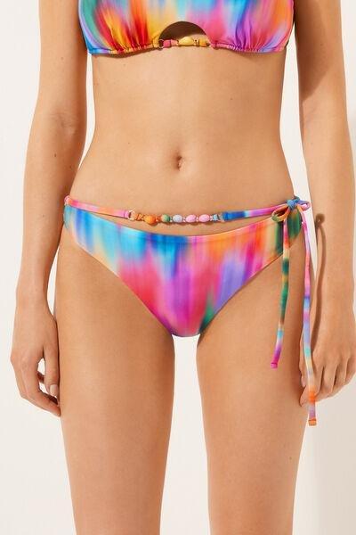 Multicolour Lined Bikini Bottoms, , large image number 1