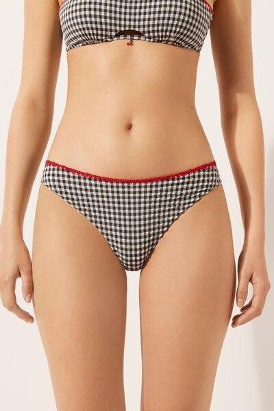 Multicolour Lined Bikini Bottoms, 5501_117E, large image number 1