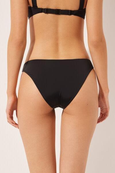 Black Fully Lined Bikini Bottoms, 5501_820C, large image number 2