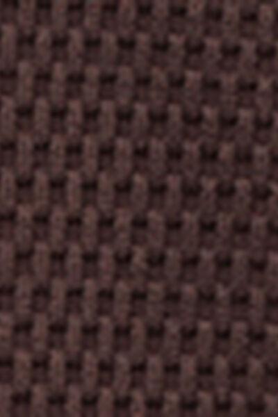 Brown Bicolour Embroidery Bikini Bottoms, 5501_170E, large image number 4