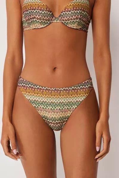 Beige Elegant Ethnic Bikini Bottoms, 5501_174E, large image number 0