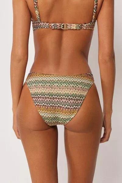 Beige Elegant Ethnic Bikini Bottoms, 5501_174E, large image number 2