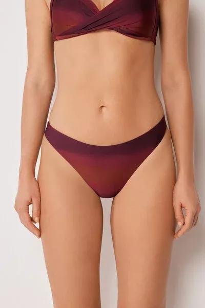Burgundy Soft Shades Bikini Bottoms, 5501_177E, large image number 0