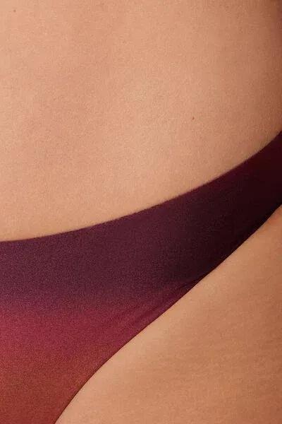 Burgundy Soft Shades Bikini Bottoms, 5501_177E, large image number 3