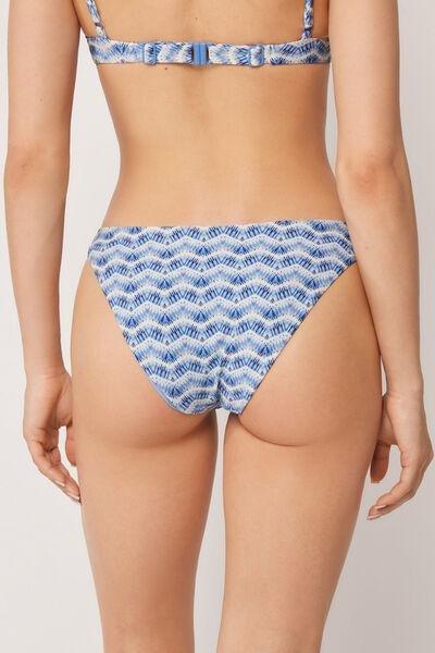 Blue/White Water Reflection Bikini Bottoms, 5501_184E, large image number 2
