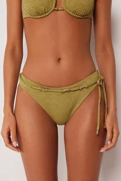 Green Wild Jungle Bikini Bottoms, 5501_185E, large image number 0