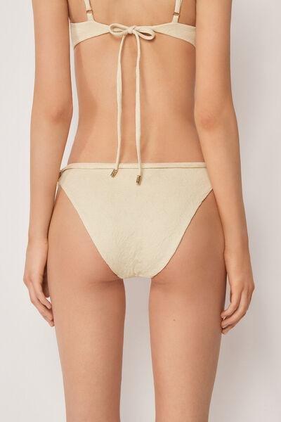 White Wild Jungle Invisible Seams Bikini Bottoms, 5501_186E, large image number 1