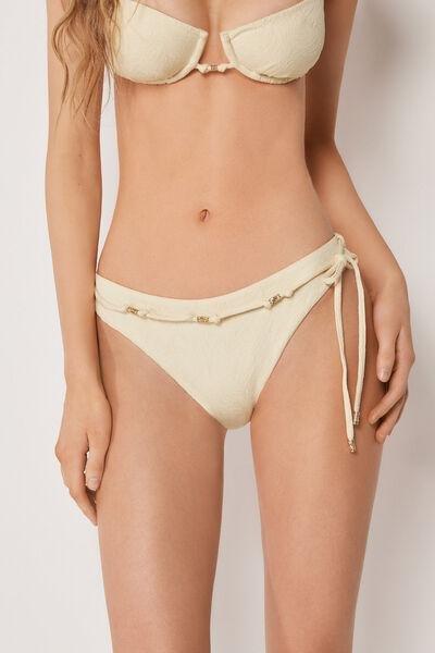 White Wild Jungle Invisible Seams Bikini Bottoms, 5501_186E, large image number 4