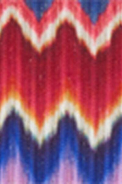 Brown Vibrant Chevron Bikini Bottoms, 5501_189E, large image number 4