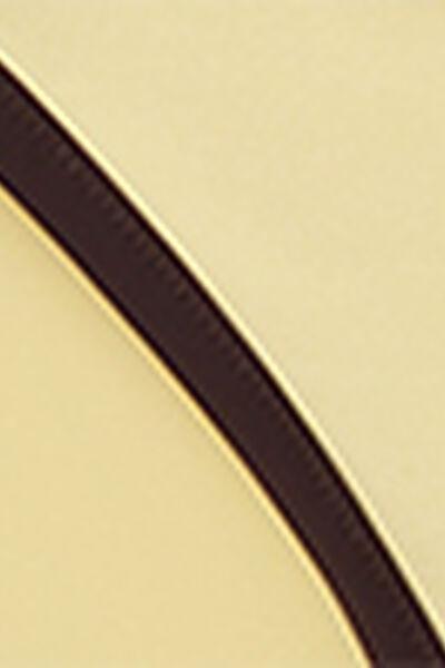 Yellow Bicolour Piping Bikini Bottoms, 5501_248E, large image number 4