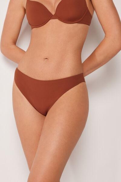 Brown Premium Fit Bikini Bottoms, 5501_161E, large image number 1