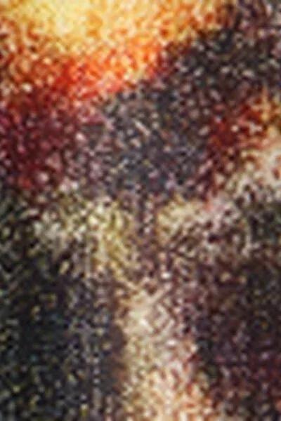 Multicolour Sparkling Camouflage High-Waisted Bikini Bottoms, 5501_888C, large image number 4