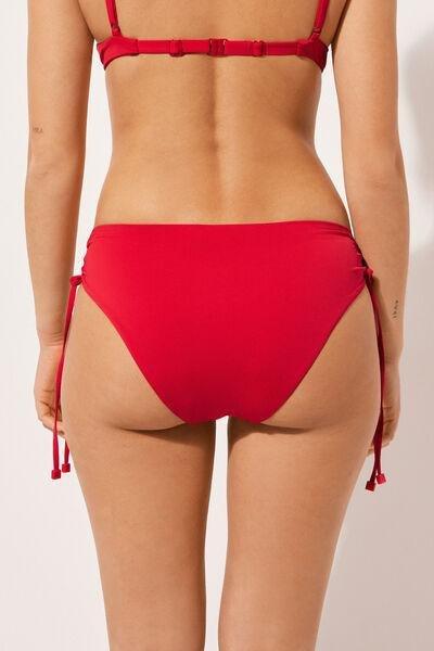 Red High-Waisted Bikini Bottoms, , large image number 2