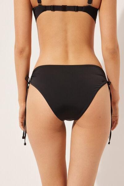 Black High-Waisted Bikini Bottoms, , large image number 2