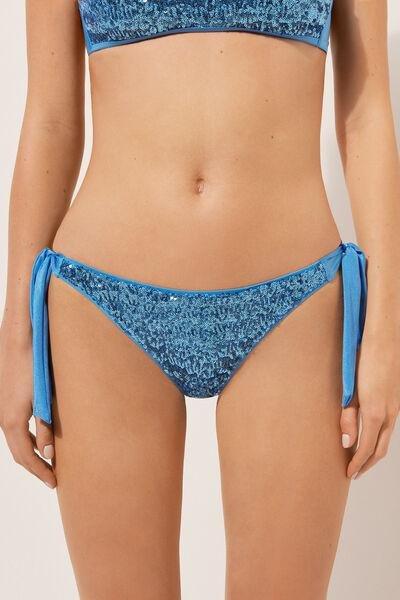 Blue Bow Bikini Bottoms, 5501_053E, large image number 1