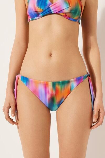 Multicolour Bow-Detail Bikini Bottoms, , large image number 1