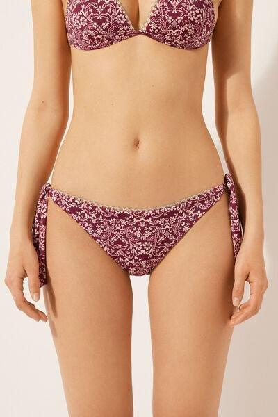 Multicolour Tie Brazilian Bikini Bottoms, , large image number 1