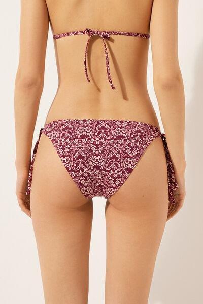 Multicolour Tie Brazilian Bikini Bottoms, , large image number 2