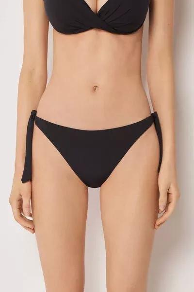 Black Bow Premium Fit Bikini Bottoms, 5501_160E, large image number 0