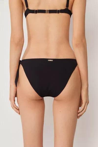 Black Bow Premium Fit Bikini Bottoms, 5501_160E, large image number 2