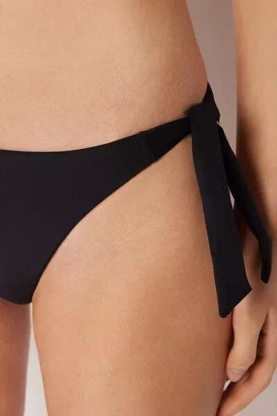 Black Bow Premium Fit Bikini Bottoms, 5501_160E, large image number 3