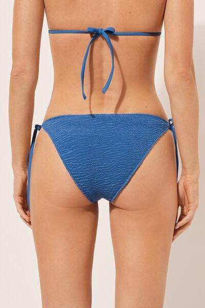 Blue Tie Bikini Bottoms, 5501_045E, large image number 2