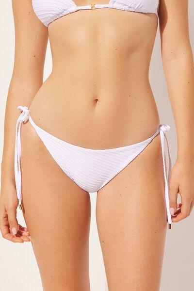 White Tie Side Bikini Bottoms, , large image number 1