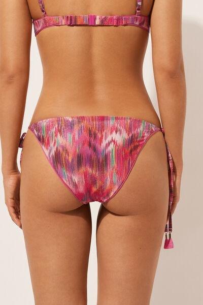 Multicolour Tie Detail Bikini Bottoms, , large image number 2