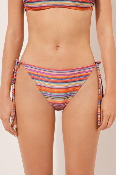 Multicolour Tie Bikini Bottoms Multicolour, , large image number 1