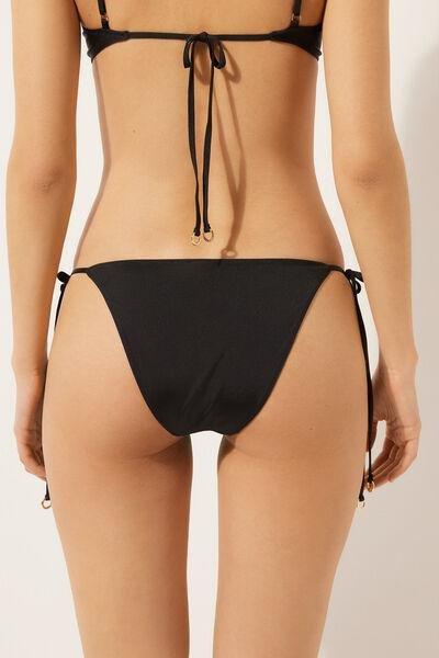 Black Tie Bikini Bottoms, , large image number 2