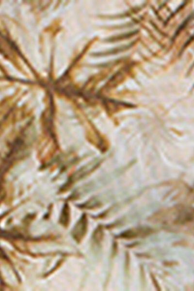 Beige/Green Tropical Foliage Tie Bikini Bottoms, 5501_144E, large image number 4