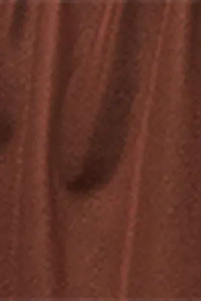 Brown Shiny Satin Bikini Bottoms Thong, 5501_040E, large image number 4