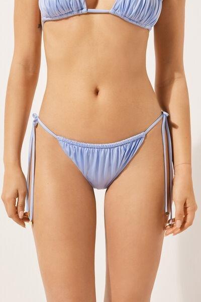 Blue Thong Bikini Bottoms, , large image number 1