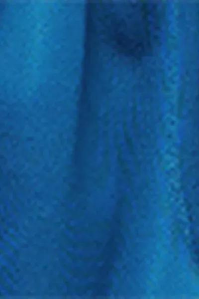 Blue Shiny Satin Thong Bikini Bottoms, 5501_155E, large image number 4