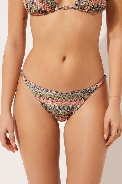 Multicolour Thong Bikini Bottoms, , large image number 1