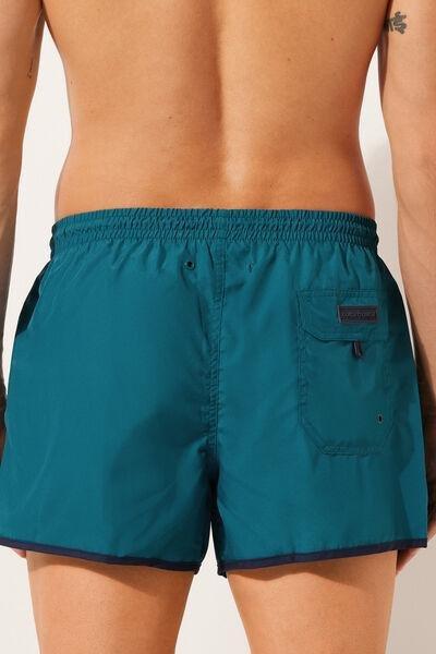 Blue Boxer Swim Shorts, , large image number 2