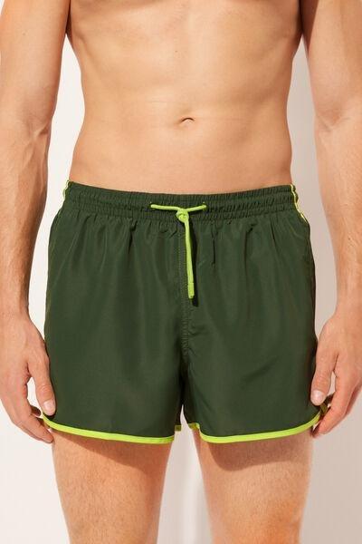 Green Sport Boxer Swim Shorts, , large image number 1